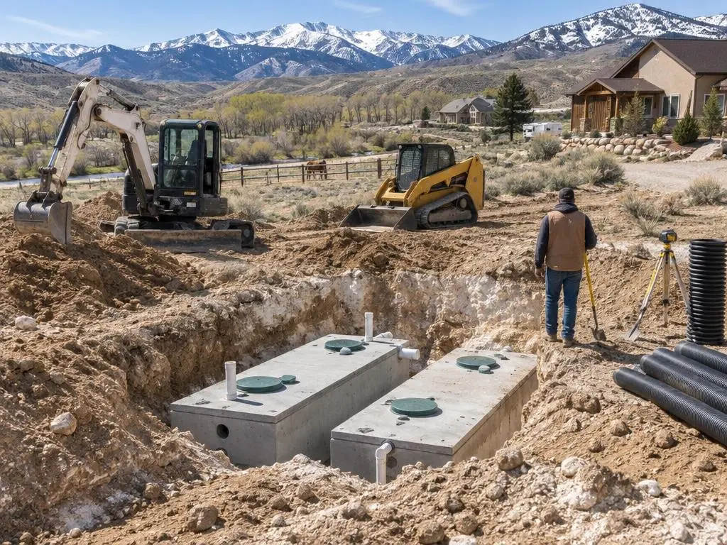 Septic System Excavation in Reno, NV